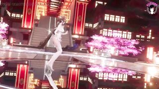 Nutti - Sexy Dance + Gradual Undressing (3D HENTAI)