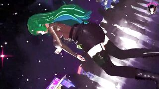 Sexy Thick MILF In Short Skirt Sexy Dance + Gradual Undressing (3D HENTAI)