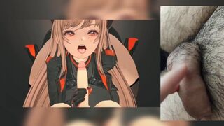 Rapi Blowjob from Nikki: Goddess of Victory (jerk off)