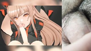 Rapi Blowjob from Nikki: Goddess of Victory (jerk off)