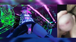 K/DA Akali 3D Hentai from League of Legends (jerk off)