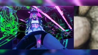 K/DA Akali 3D Hentai from League of Legends (jerk off)