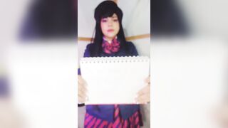 Komi San cosplay hentai