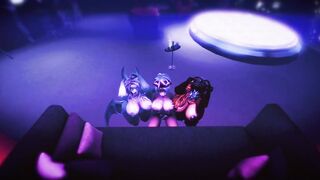 FFFM Nightclub Orgy (Second Life) - Filmed by YFS Studios