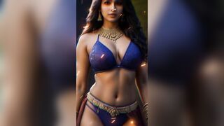 Hot indian girl in Cosplay