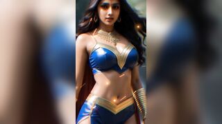 Hot indian girl in Cosplay