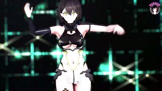 Thick Sex-Android - Hot Dance + Gradual Undressing (3D HENTAI)