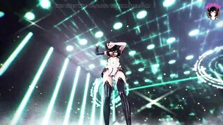 Thick Sex-Android - Hot Dance + Gradual Undressing (3D HENTAI)