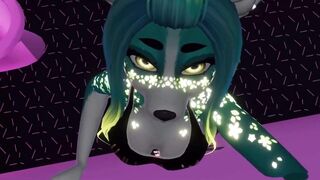 Sneck sucks Futa LilyKarter666 off at gloryhole