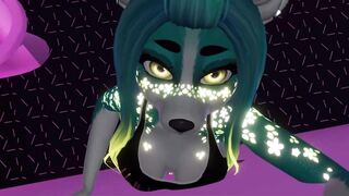Sneck sucks Futa LilyKarter666 off at gloryhole