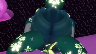 Sneck sucks Futa LilyKarter666 off at gloryhole