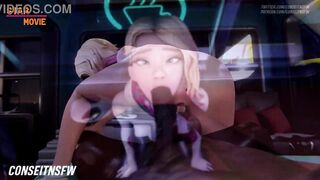 Spider-Gwen Likes Her Dicks Strong Blacked