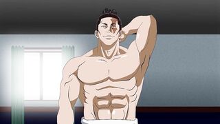 Hestia sucks Aoi Todo's big cock and they fucks hard - Jujutsu Kaisen x DanMachi (Hentai crossover)