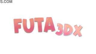 Futa3dX - Stepmom Hot Brunette Futa Shoves Her Monster Cock Into Redhead