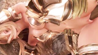 3d porn hentai beauitiful woman warrior fuck by monster giant cock