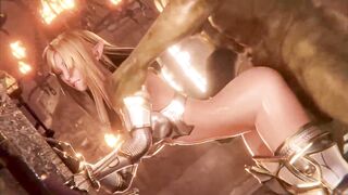 3d porn hentai beauitiful woman warrior fuck by monster giant cock