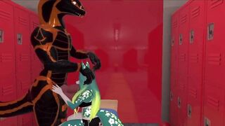 LilyKarter666 Caught spying on Sneck in the lock room
