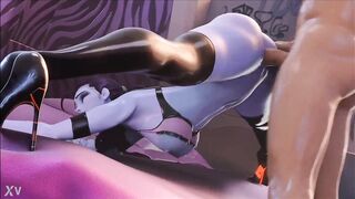 3d Overwatch Widowmaker fucking Big dick Anal