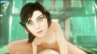 Elizabeth Bioshock 3D POV fuck on top (loop)