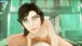 Elizabeth Bioshock 3D POV fuck on top (loop)