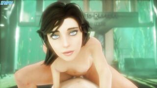 Elizabeth Bioshock 3D POV fuck on top (loop)