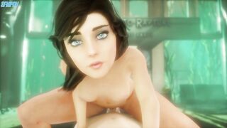 Elizabeth Bioshock 3D POV fuck on top (loop)