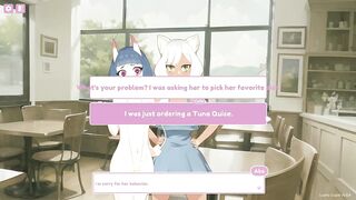 Lust's Cupid, a 2D sex simulation game Furry characters and blowjob in a public park
