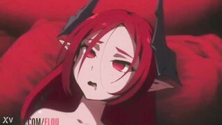 3d hentai asian girl have sex with giant anal plug