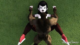 Mavis Dracula Fucked Hard by Monster on Public golf course