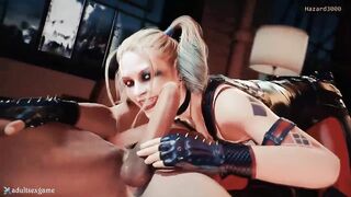 Harley Quinn Oral Creampie (Hazard3000) [DC]