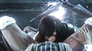 Yuffie ( Final Fantasy 7 ) ride a great cock