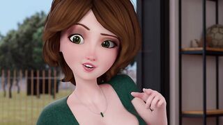 Cassy ( Big hero 6 ) have anal sex and gets cummed