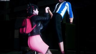 Pokemon - Beautiful Marnie × Black Stockings - Lite Version