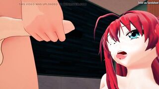 Rias Gremory and Akeno Himejima's Facial Session