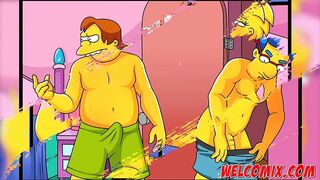 In a couple's fight don't stick the dick - The Simptoons