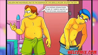 In a couple's fight don't stick the dick - The Simptoons