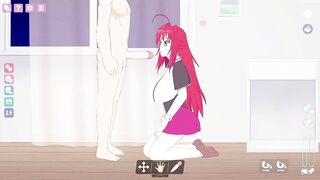 Lust's Cupid, a 2D sex simulation game Rias gets a hot creampie