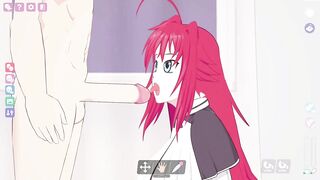 Lust's Cupid, a 2D sex simulation game Rias gets a hot creampie