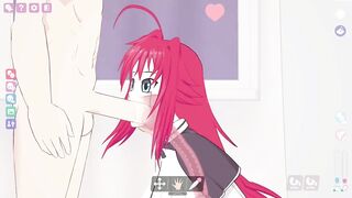 Lust's Cupid, a 2D sex simulation game Rias gets a hot creampie