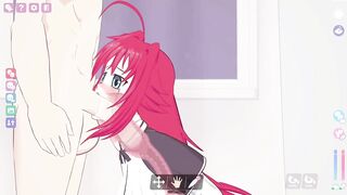 Lust's Cupid, a 2D sex simulation game Rias gets a hot creampie