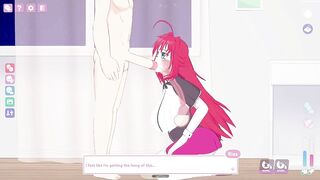 Lust's Cupid, a 2D sex simulation game Rias gets a hot creampie