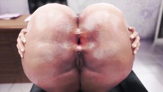 Slut wife showing asshole