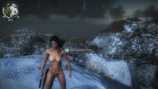Just Cause 2 naked hiking in the mountains very small breasts
