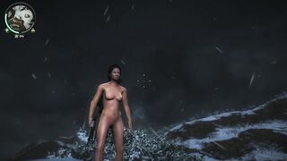 Just Cause 2 naked hiking in the mountains very small breasts