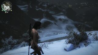 Just Cause 2 naked hiking in the mountains very small breasts