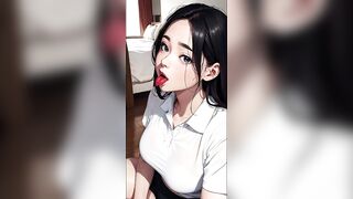 Ahegao das gostosas - IA ART