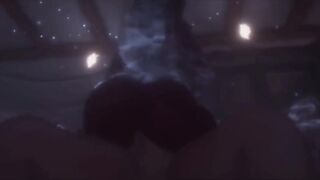 [VRChat] The pool got so hot with Devil getting ontop