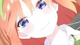 エロアニメ-【五等分の花嫁】四葉がフェラチオで奉仕-HENTAI Animation-real voice