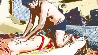 Back pain relax oil massage Hot sexy bhabhi