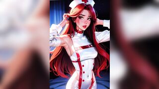 PMV - Redhead Nurse (portrait) - AI Beauties Compilation #1